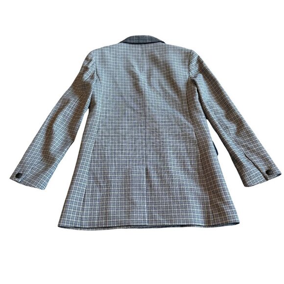 Rag & Bone Ellie Plaid Check Blazer Jacket Oversized Double Breasted Sz XS NWOT - Picture 9 of 14